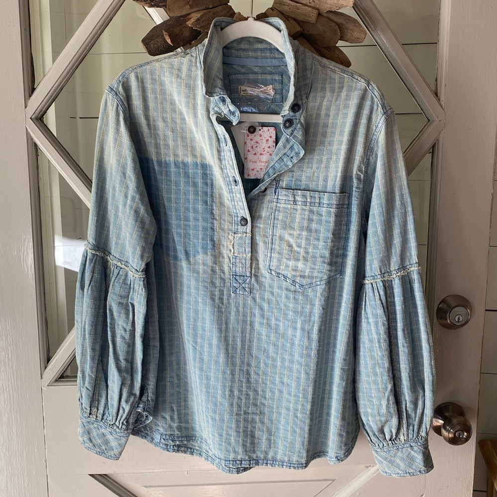 Free People denim top